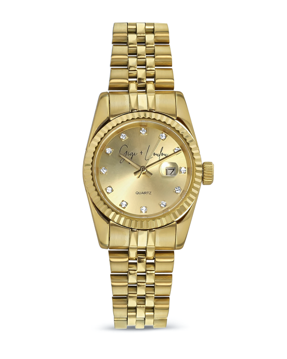 Gigi + Loulou - Gold Watch met Gold Dial