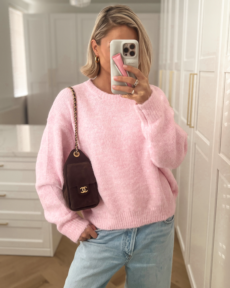 PARKER - Sweater in Light Pink