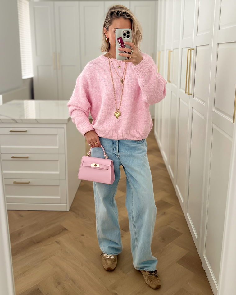 PARKER - Sweater in Light Pink