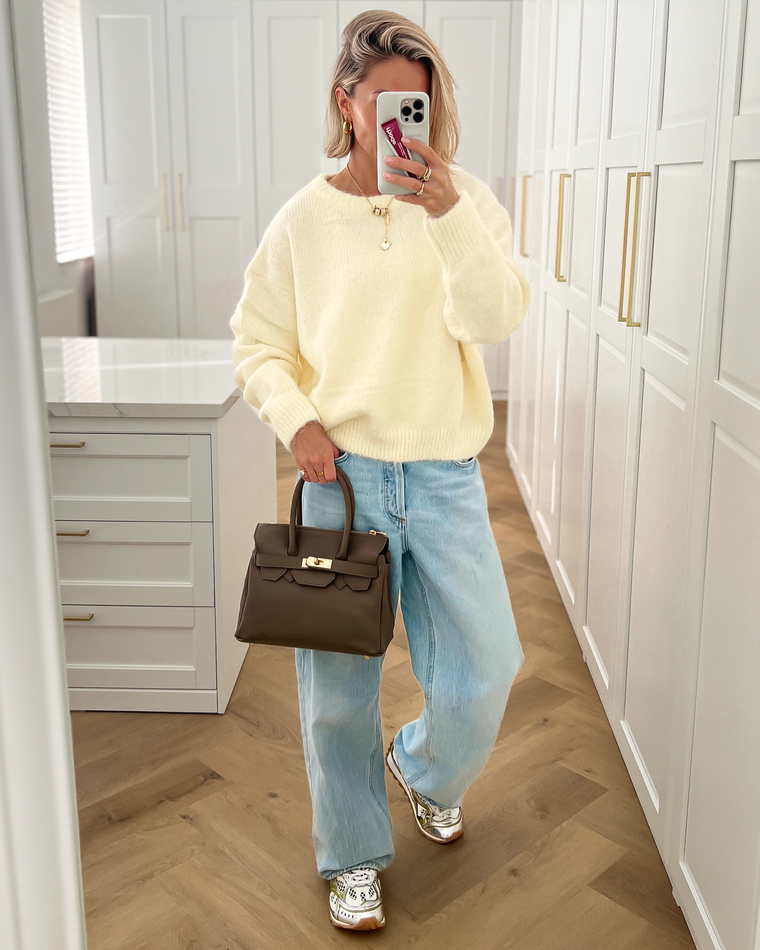 PARKER - Sweater in Light Yellow