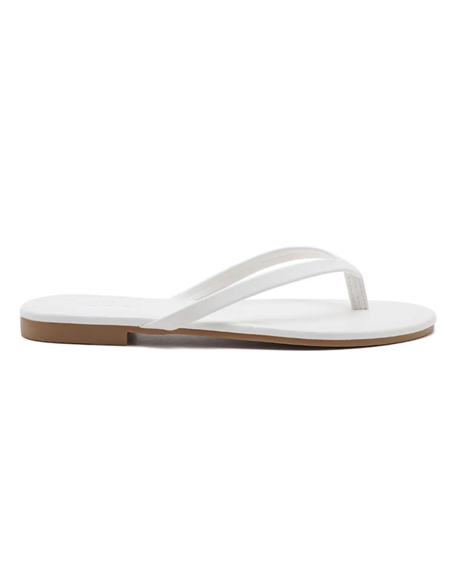 Thong Sandals in White