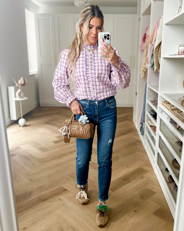 MADISON - Mom Jeans in Blue