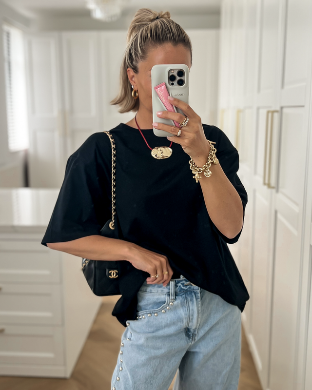FOX - Shoulder Pad Tee in Black