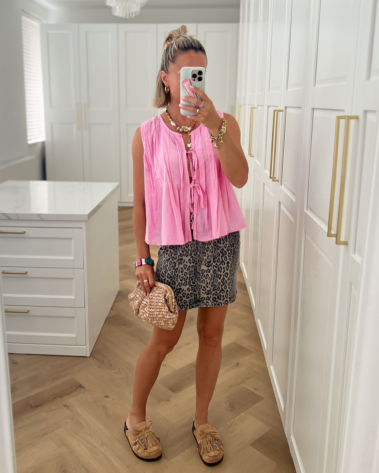 SITA - Tie Top in Pink