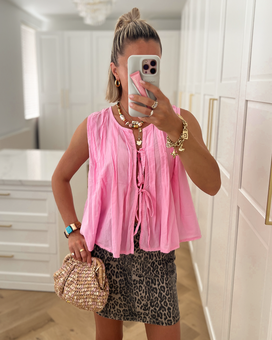 SITA - Tie Top in Pink