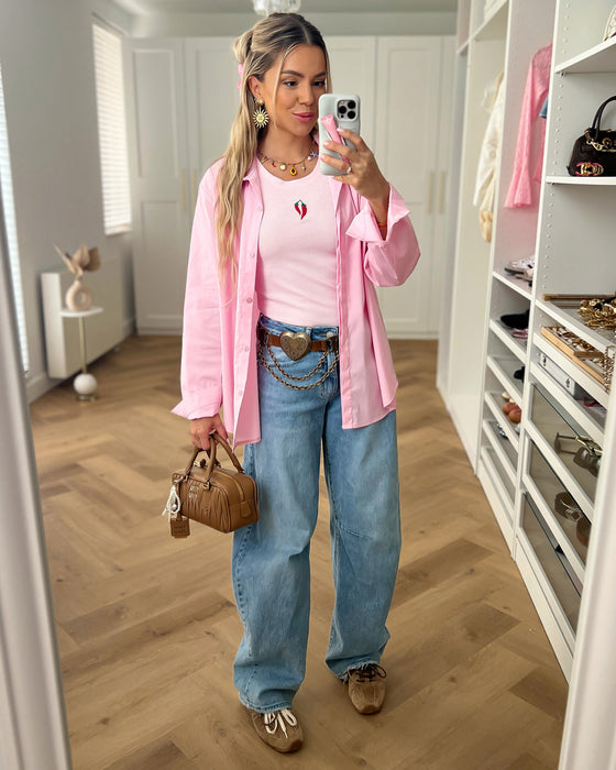 WINNIE - Blouse in Light Pink