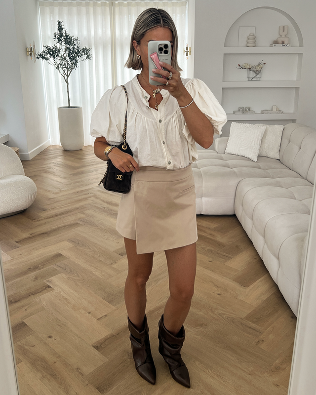 MAYA - Skort in Beige