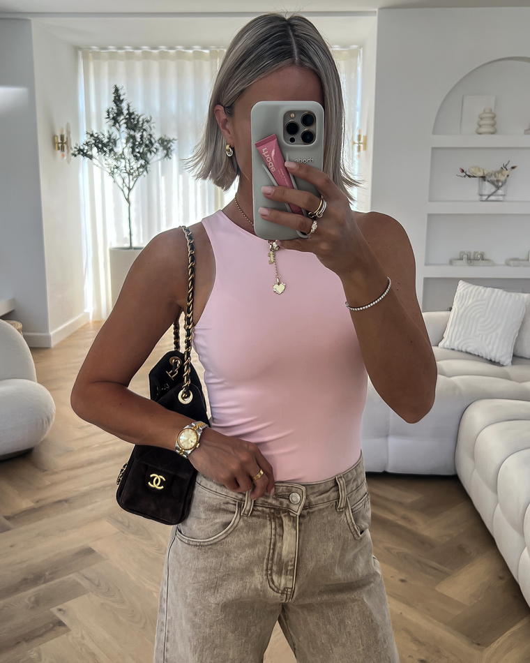 MAE - Bodysuit in Light Pink