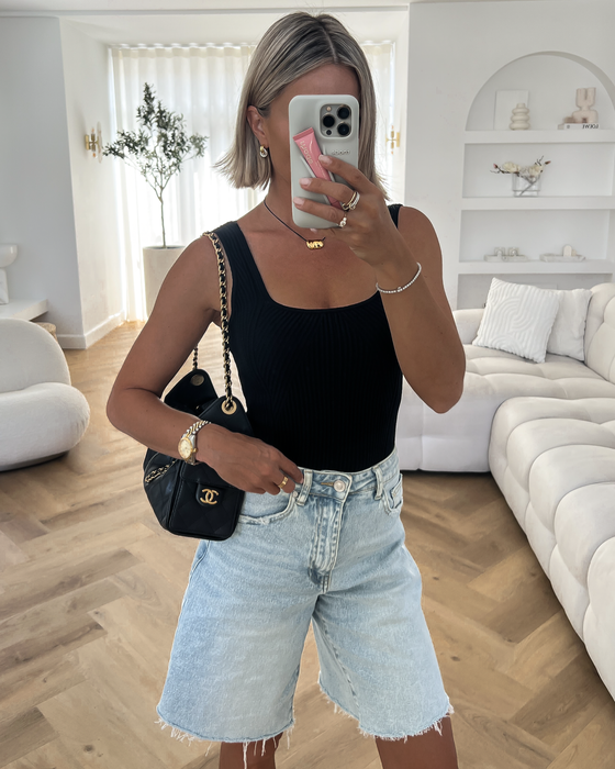 SKYE - Knit Bodysuit in Black