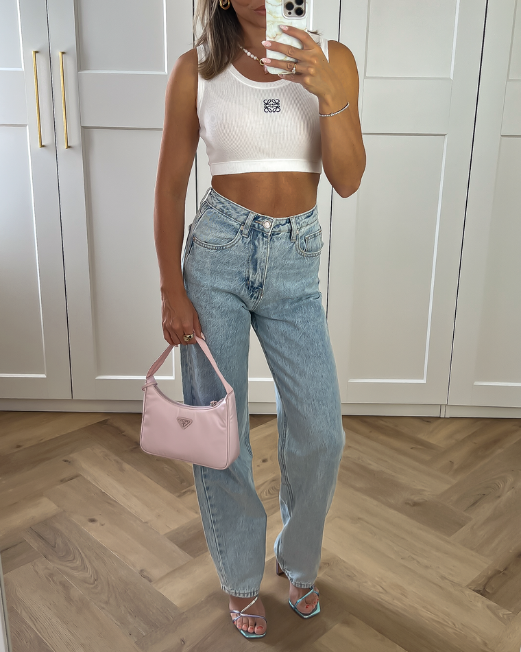 SALE - CHLOE Straight Jeans in Vintage Blue