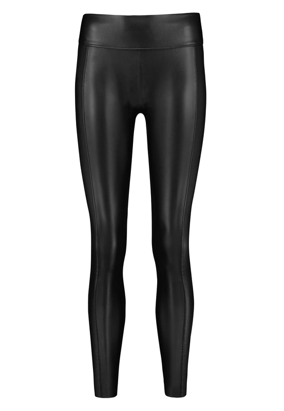 XOXO Yv. - Leather Sculpting Legging in Black