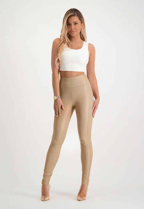 XOXO Yv. - Luxury Sculpting Crop Top in Ecru