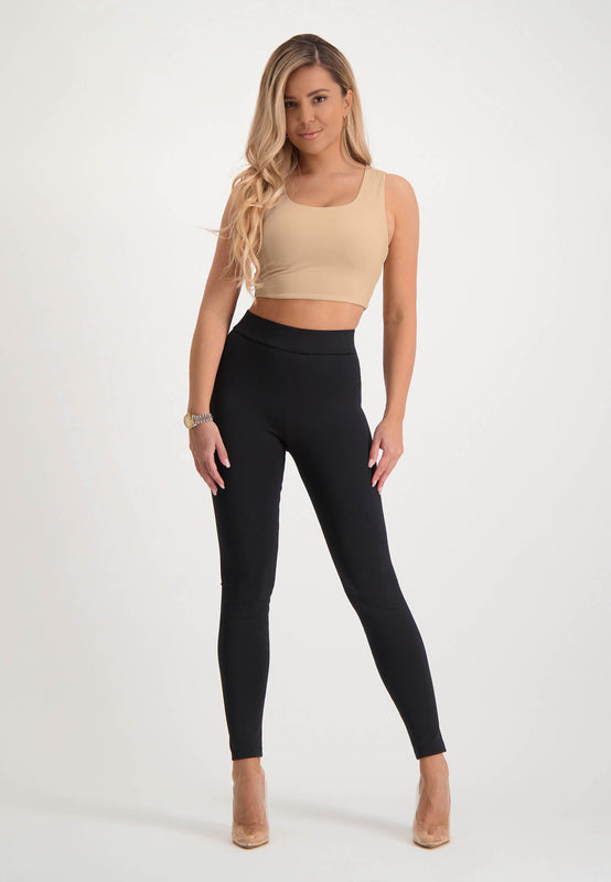 XOXO Yv. - Scuba Sculpting Legging in Black